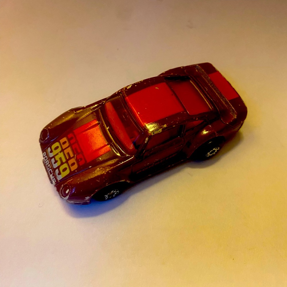 Vintage Matchbox World Class Series Porsche 959 Gray Die Cast